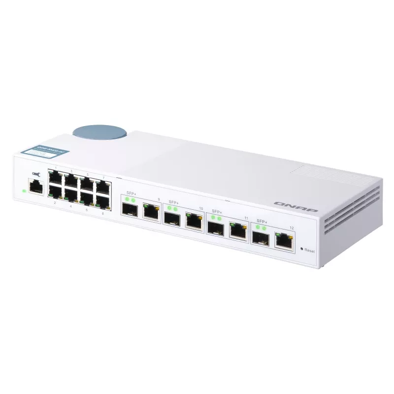 QNAP QSW-M408-4C valdomas tinklo jungiklis L2 Gigabit Ethernet (10/100/1000) Baltas