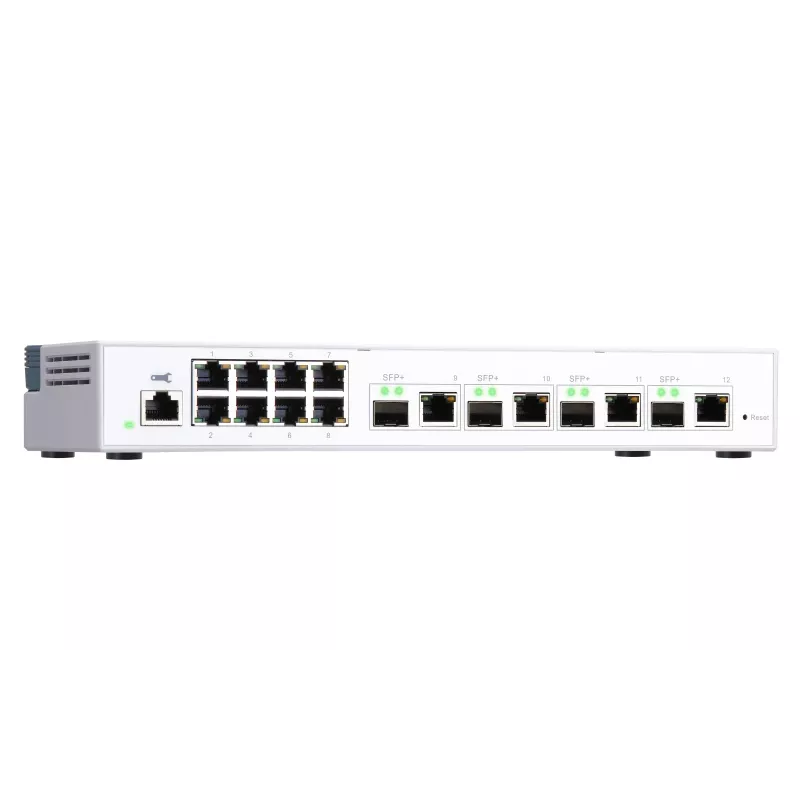 QNAP QSW-M408-4C valdomas tinklo jungiklis L2 Gigabit Ethernet (10/100/1000) Baltas