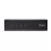 StarTech.com 4 prievadų dviejų monitorių DisplayPort KVM jungiklis, 4K 60Hz, 2x USB 5Gbps šakotuvai, 2x USB 2.0 HID prievadai, perjungimas klavišais ir mygtukais, TAA atitiktis - 3.5mm garsas, HDCP