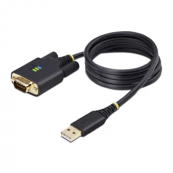 StarTech.com USB į RS232 adapterio laidas, 1 m, USB-A į DB9, FTDI IC, COM išlaikymas, ESD apsauga