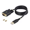 StarTech.com USB į RS232 adapterio laidas, 1 m, USB-A į DB9, FTDI IC, COM išlaikymas, ESD apsauga