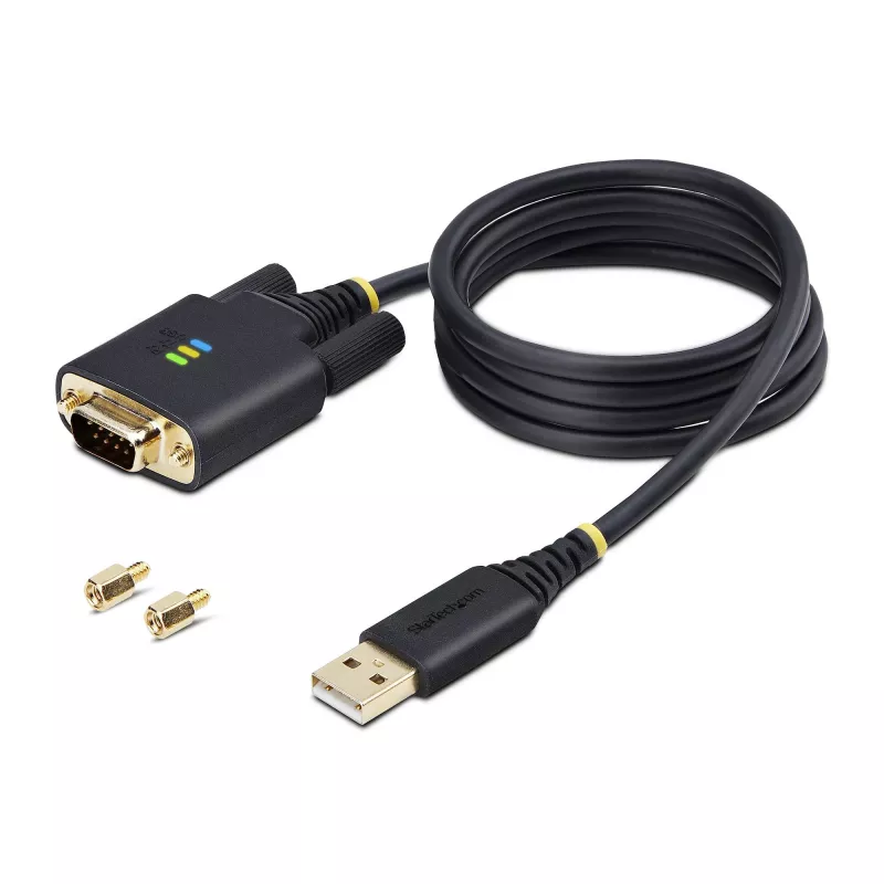 StarTech.com USB į RS232 adapterio laidas, 1 m, USB-A į DB9, FTDI IC, COM išlaikymas, ESD apsauga