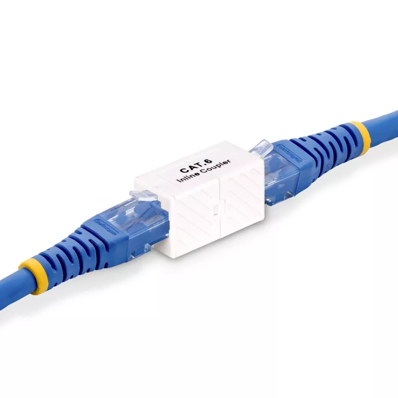 StarTech.com RJ45 jungtis, Cat6 inlinė jungtis, moteriška į moterišką (F/F) T568 jungtis, neekranuotas eterneto kabelio prailginimas
