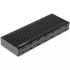 StarTech.com M2E1BMU31C USB-C 10 Gbps į M.2 NVMe SSD dėžutė, PCIe, USB 3.1 Gen 2, 1 GB/s, suderinama su Thunderbolt 3, aliuminio, juoda