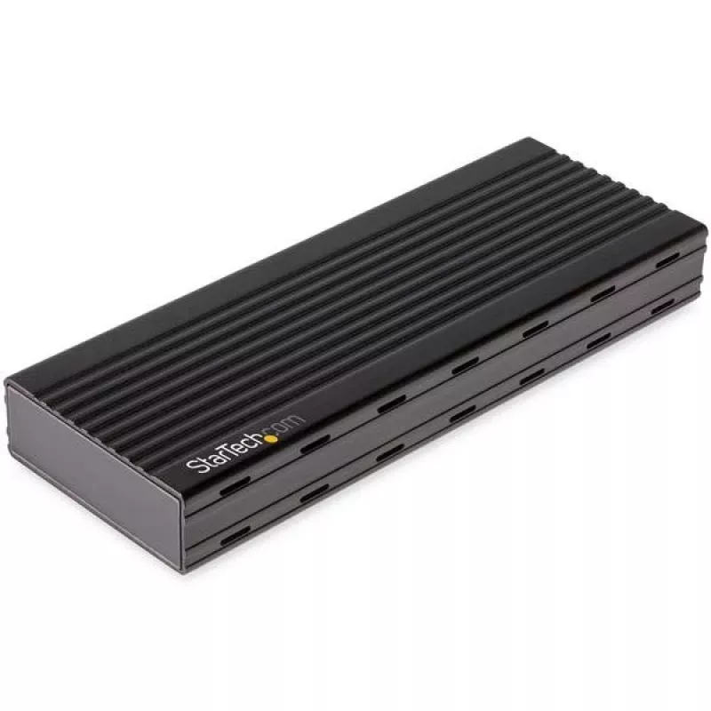 StarTech.com M2E1BMU31C USB-C 10 Gbps į M.2 NVMe SSD dėžutė, PCIe, USB 3.1 Gen 2, 1 GB/s, suderinama su Thunderbolt 3, aliuminio, juoda