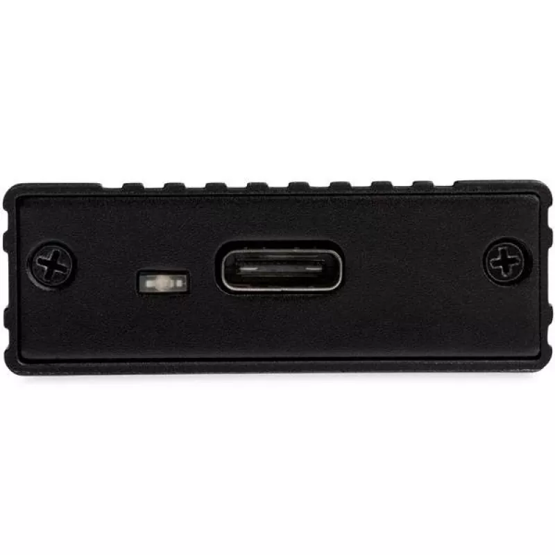 StarTech.com M2E1BMU31C USB-C 10 Gbps į M.2 NVMe SSD dėžutė, PCIe, USB 3.1 Gen 2, 1 GB/s, suderinama su Thunderbolt 3, aliuminio, juoda