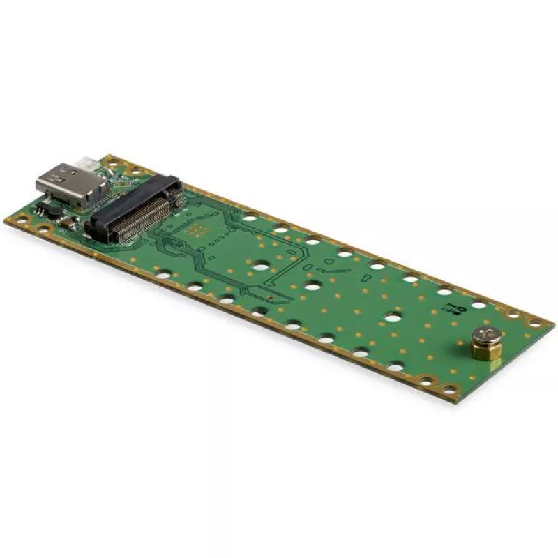 StarTech.com M2E1BMU31C USB-C 10 Gbps į M.2 NVMe SSD dėžutė, PCIe, USB 3.1 Gen 2, 1 GB/s, suderinama su Thunderbolt 3, aliuminio, juoda