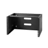 StarTech.com 6U sieninis tinklo stovas - 14 colių gylio (žemo profilio) - 19 colių pataisų skydo laikiklis negiliems serveriams ir IT įrangai, tinklo jungikliams - 20 kg talpa, juodas