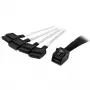 StarTech.com Vidinė Mini-SAS į SATA laidas – SFF-8643 į 4x SATA – 1 m