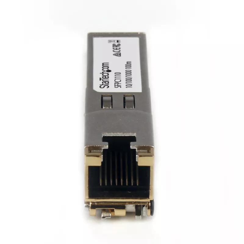 StarTech.com Cisco SFP-GE-T suderinamas SFP siųstuvas-imtuvas – 10/100/1000BASE-TX, varinis, RJ45, 100 m