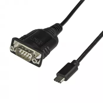 StarTech.com USB-C į RS232 adapterio kabelis 40 cm - USB Type C į DB9 serijinį prievadą, vyriškas/vyriškas, PLC, skaitytuvams, spausdintuvams, Windows/Mac/Linux