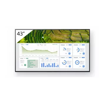 Sony FW-43BZ30L Profesionalus skaitmeninis ekranas 109,2 cm (43 coliai) LCD Wi-Fi 440 cd/m² 4K Ultra HD Juodas Android 24/7