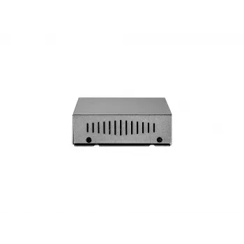 LevelOne PoE Injector, 56W, Fast Ethernet, 10/100 Mbit/s, pilka, 100 m