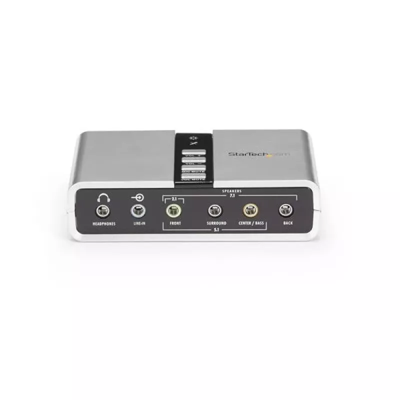 StarTech.com 7.1 USB garso adapteris – išorinė garso kortelė su SPDIF skaitmeniniu garsu