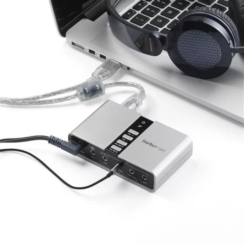 StarTech.com 7.1 USB garso adapteris – išorinė garso kortelė su SPDIF skaitmeniniu garsu