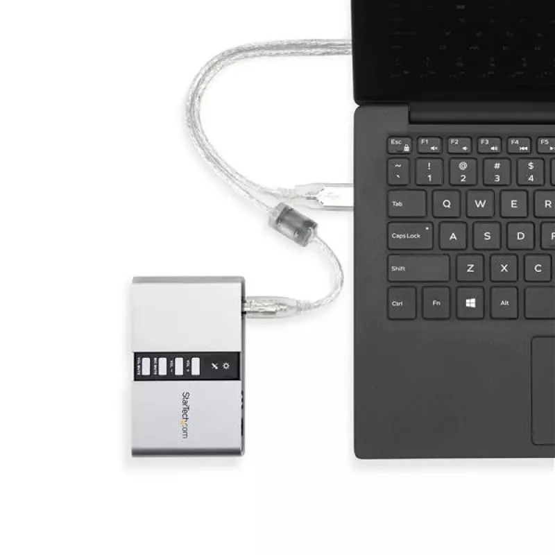 StarTech.com 7.1 USB garso adapteris – išorinė garso kortelė su SPDIF skaitmeniniu garsu