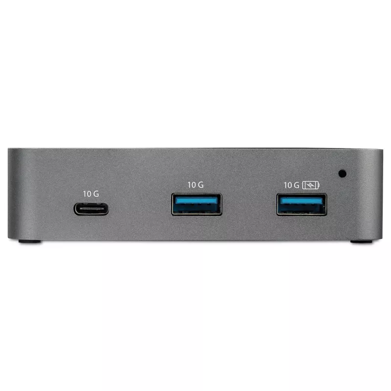 StarTech.com HB31C2A1CGS 3 prievadų USB-C šakotuvas su LAN lizdu (Gigabit Ethernet), USB 3.1 Gen 2 10 Gbps, 2x USB-A + 1x USB-C, 1 m kabelis, kartu maitinimo blokas