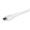 StarTech.com 2 m USB-C į Lightning laidas – tvirtas aramido pluošto laidas, MFi sertifikuotas, baltas
