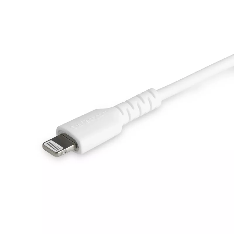 StarTech.com 2 m USB-C į Lightning laidas – tvirtas aramido pluošto laidas, MFi sertifikuotas, baltas