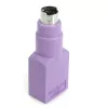 StarTech.com USB klaviatūros adapteris į PS/2 - F/M, PS/2, USB A, violetinis