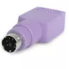 StarTech.com USB klaviatūros adapteris į PS/2 - F/M, PS/2, USB A, violetinis