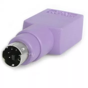 StarTech.com USB klaviatūros adapteris į PS/2 - F/M, PS/2, USB A, violetinis