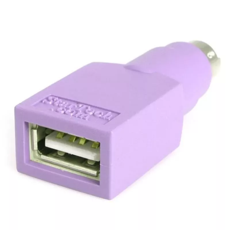 StarTech.com USB klaviatūros adapteris į PS/2 - F/M, PS/2, USB A, violetinis