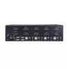 StarTech.com 4 prievadų dvigubo DisplayPort KVM jungiklis – 4K 60Hz, 3840 x 2160 pikselių, 4K Ultra HD, montavimui į stelažą, 18 W, 2U, juodas