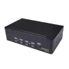 StarTech.com 4 prievadų dvigubo DisplayPort KVM jungiklis – 4K 60Hz, 3840 x 2160 pikselių, 4K Ultra HD, montavimui į stelažą, 18 W, 2U, juodas