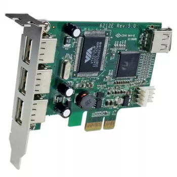 „StarTech.com“ 4 prievadų PCI Express žemo profilio didelės spartos USB kortelė