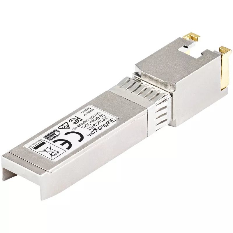 StarTech.com Cisco SFP-10GB-TC suderinamas SFP+ modulis - 10GBASE-T - SFP į RJ45 kat.6/kat.5e - 10GE gigabito Ethernet SFP+ - RJ-45 30 m - Cisco Firepower, ASR1000, ASR9000