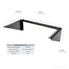 StarTech.com vertikalus sieninis serverio stovas – tvirtas plienas – 6U