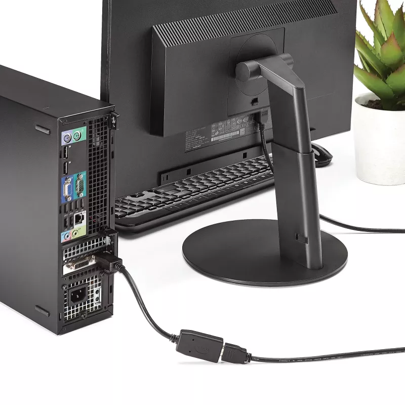 StarTech.com DP2HDMI DisplayPort į HDMI vaizdo keitiklis/adapteris, pasyvus, iki 1920x1200, DP kištukas, HDMI lizdas, 24 cm