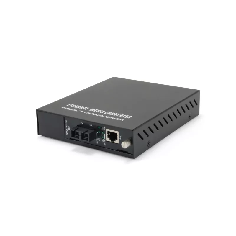 LevelOne GVM-1101 valdomas gigabitinis medijos keitiklis RJ45 į SC, daugiamodis pluoštas