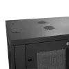 StarTech.com 4-Post 24U serverinis stovas, užrakinama 19 colių duomenų spinta kompiuteriams, AV/IT įrangai, biuro/namų tinklo stovas su ratukais ir reguliuojamais montavimo bėgeliais