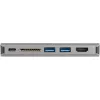 StarTech.com USB-C kelių prievadų adapteris – USB-C mini kelioninis dokas su 4K HDMI arba 1080p VGA, 3x USB 3.0 šakotuvas, SD, GbE, garsas, 100W PD perdavimas – nešiojama dokų stotelė nešiojamam kompiuteriui / planšetei