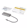 StarTech.com USB-C kelių prievadų adapteris – USB-C mini kelioninis dokas su 4K HDMI arba 1080p VGA, 3x USB 3.0 šakotuvas, SD, GbE, garsas, 100W PD perdavimas – nešiojama dokų stotelė nešiojamam kompiuteriui / planšetei