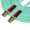 StarTech.com 10m (30 pėdų) LC/UPC į LC/UPC OM4 daugiamodis šviesolaidinis kabelis, 50/125µm LOMMF/VCSEL zipcord, 100G, maži įterpimo nuostoliai - LSZH šuoliukas