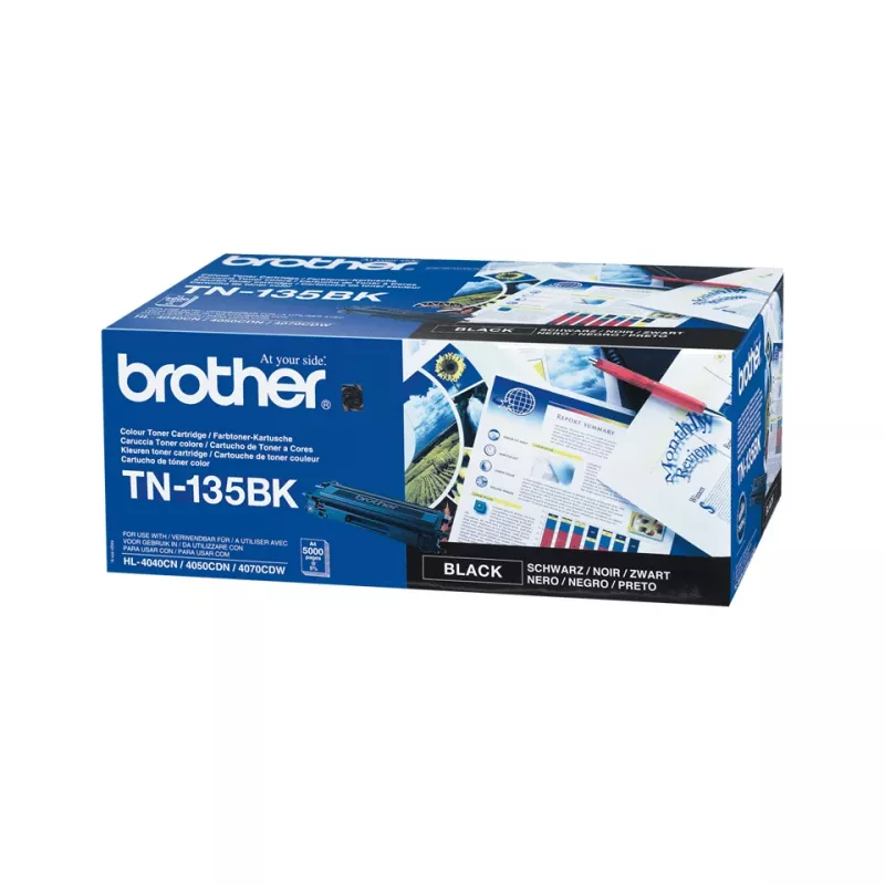 Tonero kasetė Brother TN-135BK juoda 5000 puslapių