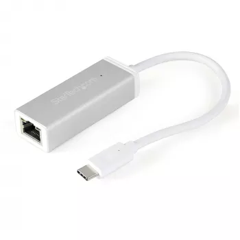 StarTech.com USB-C į Gigabit tinklo adapteris – sidabrinis, laidinis, USB, Ethernet, 5000 Mbit/s
