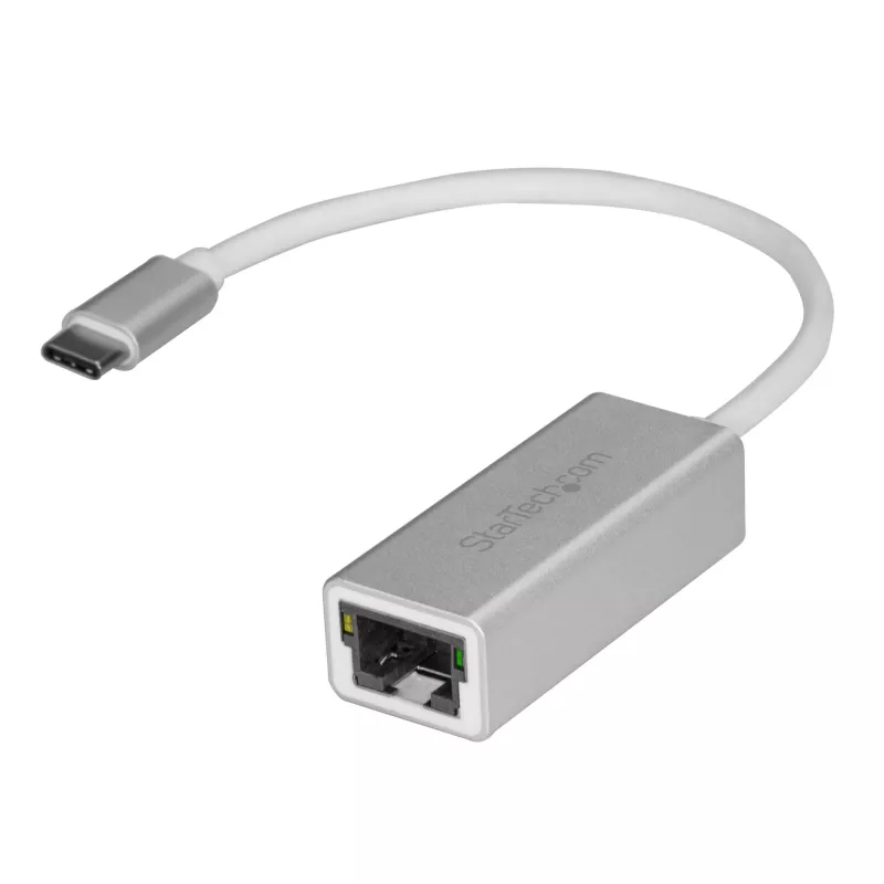 StarTech.com USB-C į Gigabit tinklo adapteris – sidabrinis, laidinis, USB, Ethernet, 5000 Mbit/s