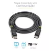 StarTech.com 3 m DisplayPort 1.2 laidas - 4K x 2K Ultra HD VESA sertifikuotas DP laidas monitoriui su fiksavimo jungtimis