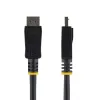 StarTech.com 3 m DisplayPort 1.2 laidas - 4K x 2K Ultra HD VESA sertifikuotas DP laidas monitoriui su fiksavimo jungtimis