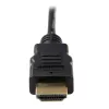 StarTech.com 2 m Micro HDMI į HDMI laidas su Ethernet – 4K 30Hz vaizdas – patvarus didelės spartos Micro HDMI Type-D į HDMI 1.4 adapterio laidas / keitiklio laidas – UHD HDMI monitoriams / televizoriams / ekranams – vyriški–vyriški