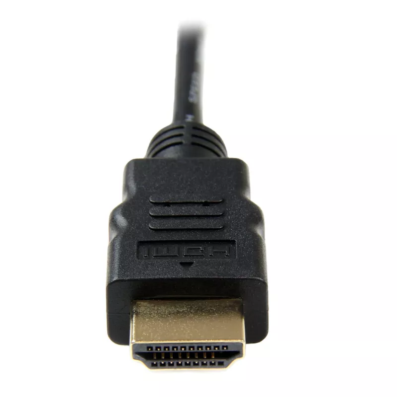 StarTech.com 2 m Micro HDMI į HDMI laidas su Ethernet – 4K 30Hz vaizdas – patvarus didelės spartos Micro HDMI Type-D į HDMI 1.4 adapterio laidas / keitiklio laidas – UHD HDMI monitoriams / televizoriams / ekranams – vyriški–vyriški