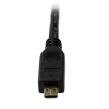 StarTech.com 2 m Micro HDMI į HDMI laidas su Ethernet – 4K 30Hz vaizdas – patvarus didelės spartos Micro HDMI Type-D į HDMI 1.4 adapterio laidas / keitiklio laidas – UHD HDMI monitoriams / televizoriams / ekranams – vyriški–vyriški