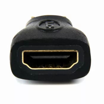 StarTech.com Mini HDMI į HDMI adapteris – 4K didelės spartos HDMI adapteris – 4K 30Hz itin didelės raiškos HDMI adapteris – HDMI 1.4 – paauksuotos jungtys – UHD Mini HDMI adapteris 4K – juodas