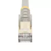 StarTech.com 10 m CAT6a Ethernet kabelis - 10 gigabitų ekranuotas nesikabinantis RJ45 100W PoE laidų rinkinys - 10GbE STP tinklo kabelis su įtempimo mažinimu - pilkas, individualiai išbandytas / laidai UL sertifikuoti / TIA