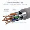 StarTech.com 10 m CAT6a Ethernet kabelis - 10 gigabitų ekranuotas nesikabinantis RJ45 100W PoE laidų rinkinys - 10GbE STP tinklo kabelis su įtempimo mažinimu - pilkas, individualiai išbandytas / laidai UL sertifikuoti / TIA