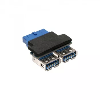 InLine USB 3.0 adapteris vidinis 2x USB A lizdas į pagrindinės plokštės jungtį